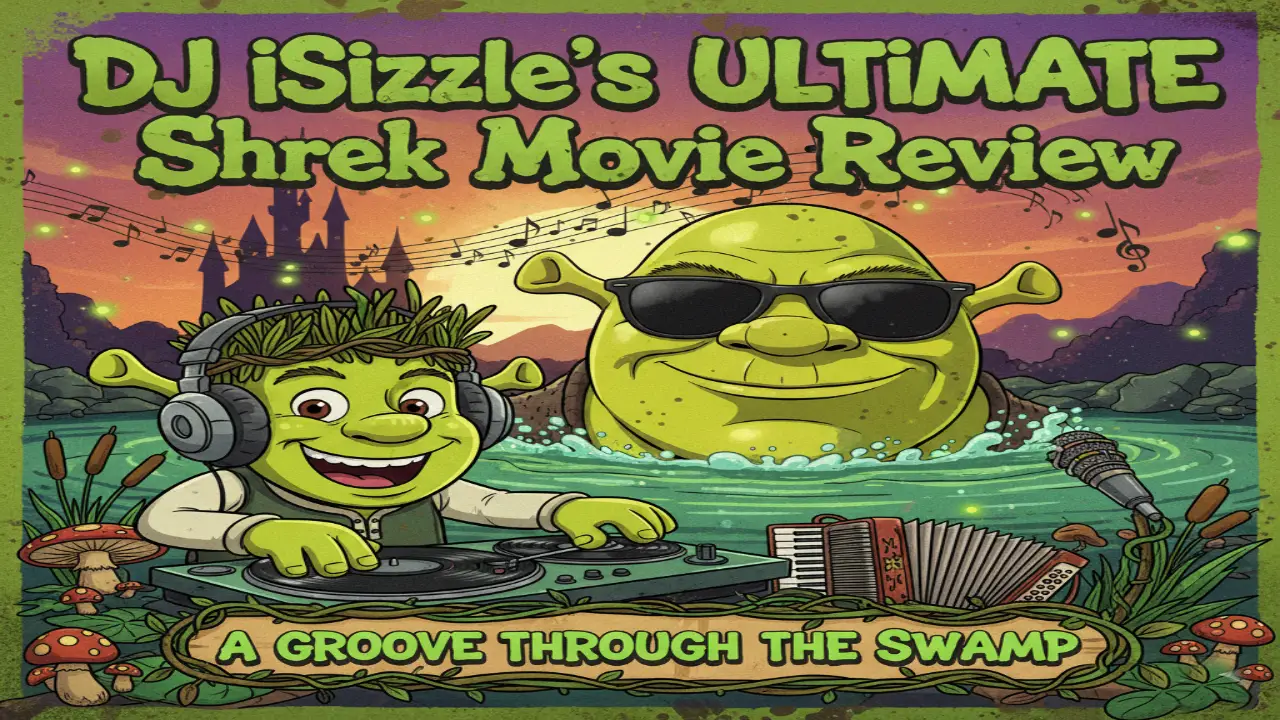 DJ iSizzle’s Ultimate Shrek Movie Review: A Groove Through the Swamp