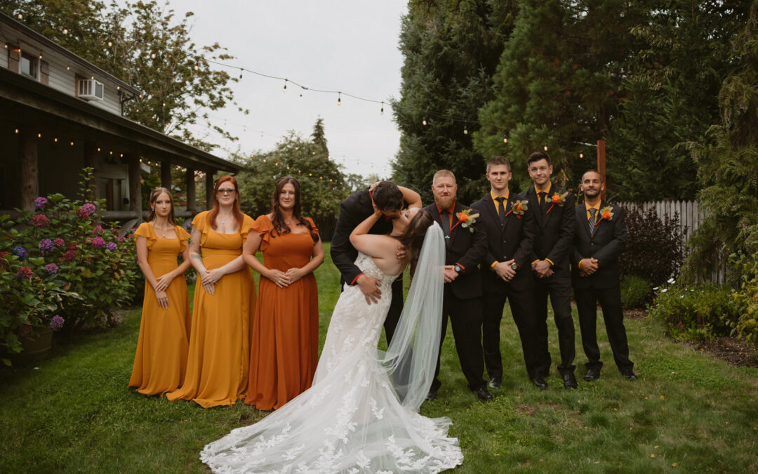 Skye & Robert’s September Wedding at Copper Gables Barn | Roy, Washington